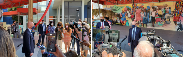 TPS: le ministre américain de la Sécurité intérieure, Alejandro Mayorkas, visite la communauté haïtienne de Floride